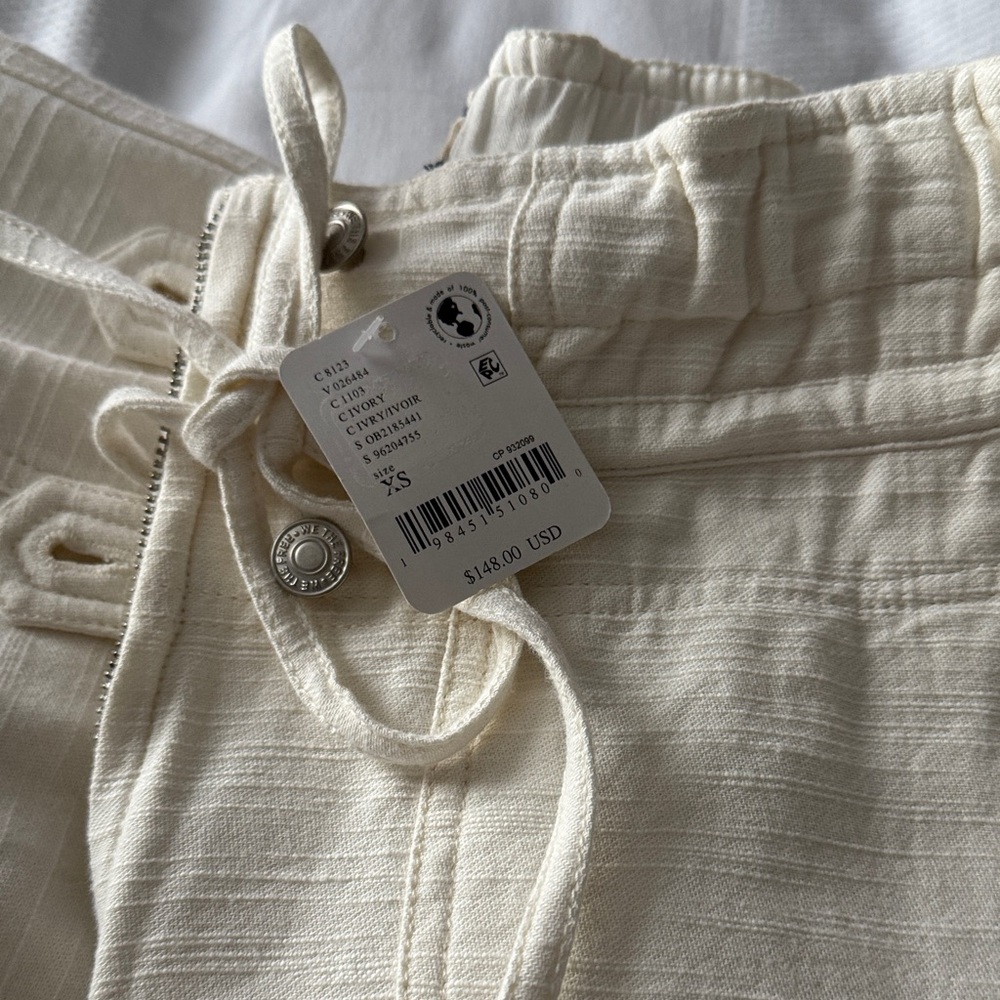 Free People Off-White Cargo Joggers - Picture 6 of 8